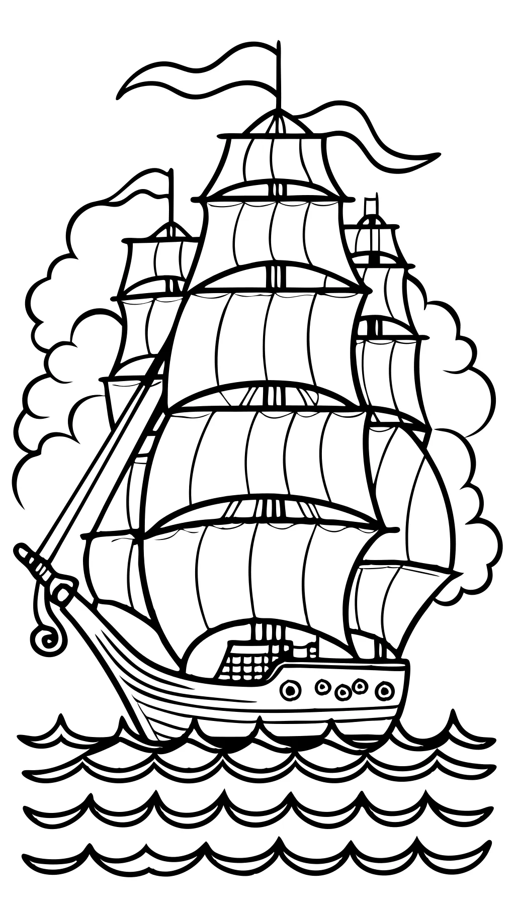 coloriages de navires